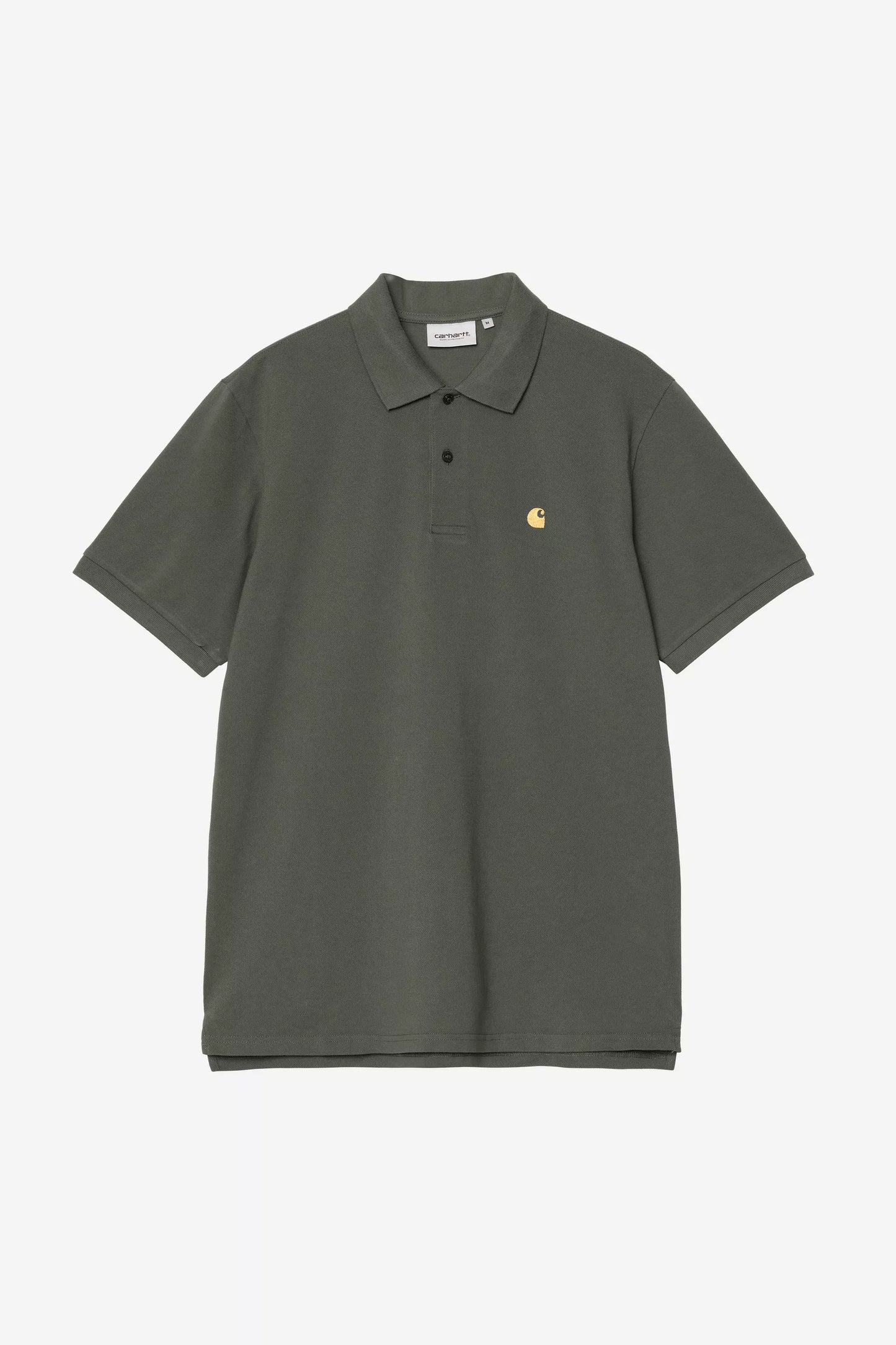 Polo Carhartt Wip Leaf Gold da Uomo i023807 chase pique