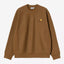 Felpa Carhartt Wip Hemilton Brown da Uomo i025475