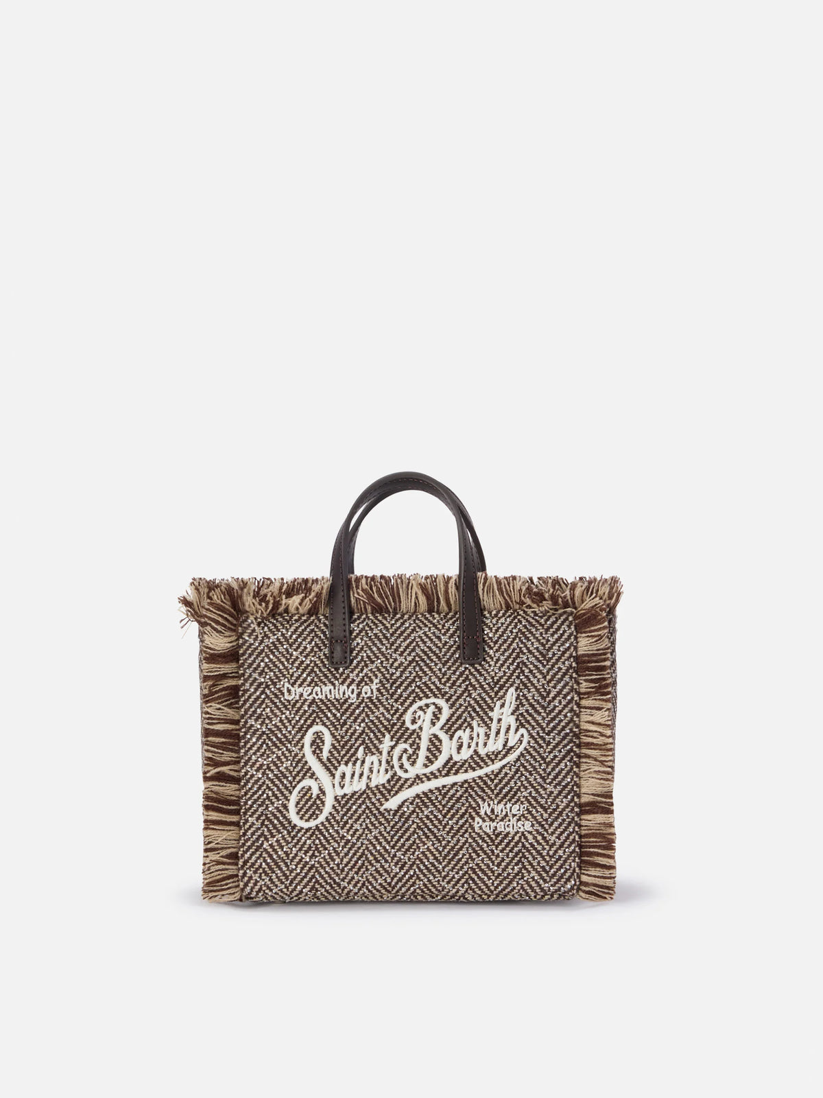 Borsa Mc2 Saint Barth 4514 Herringb da Donna vanity mini wool