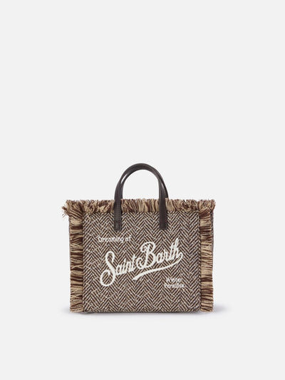 Borsa Mc2 Saint Barth 4514 Herringb da Donna vanity mini wool
