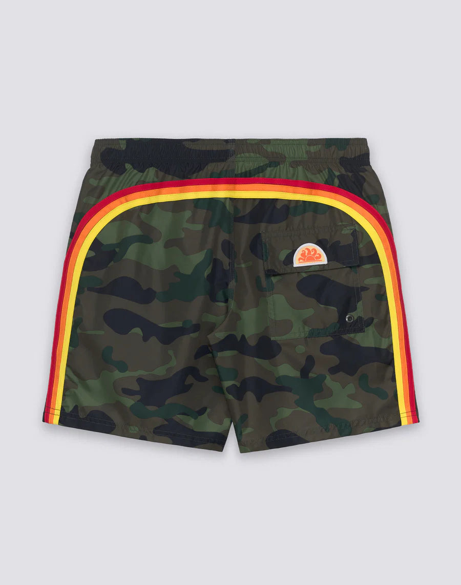 Costume Sundek Green da Uomo m505bdrt353 camou