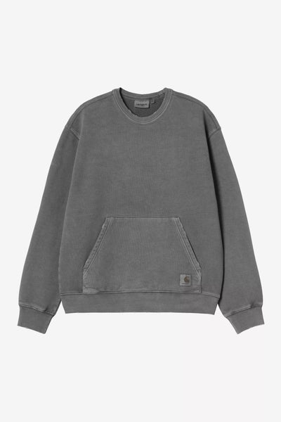 Felpa Carhartt Wip Black Grind da Uomo i036054 torion sweat