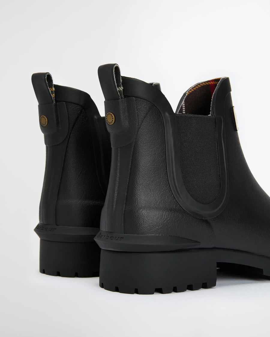 Scarpa Barbour Black da Donna lrf0066 wilton aw25 wellington