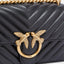 Borsa Pinko Nero Z99q da Donna love one mini sheep chevron 100074a0gk