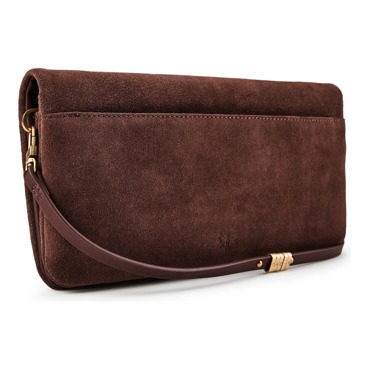 Borsa Pinko L88q marrone da Donna in camoscio click soft horizontal 106022 a0f6