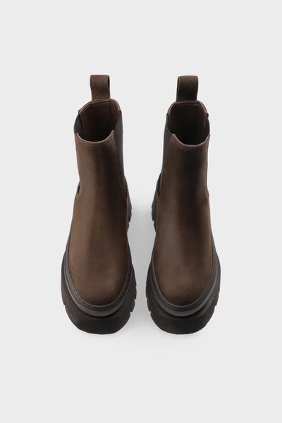 Scarpa Copenhagen Studios Chocolate da Donna chelsea boot CPH686 nabuc chocolate