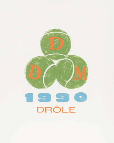 T-Shirt Drole De Monsieur Off White da Uomo drole 1990 ts328 co248