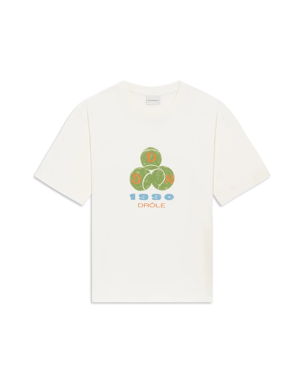T-Shirt Drole De Monsieur Off White da Uomo drole 1990 ts328 co248