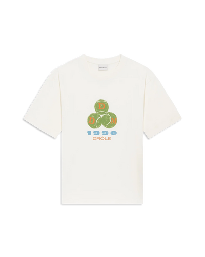 T-Shirt Drole De Monsieur Off White da Uomo drole 1990 ts328 co248