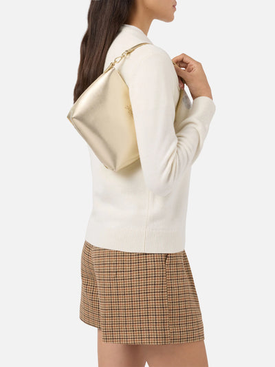 Borsa Mc2 Saint Barth Laminated Leather Gold da Donna aline bag pochette