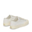 Scarpa Superga White Off White da Uomo 2432 works low cut cotton canvas