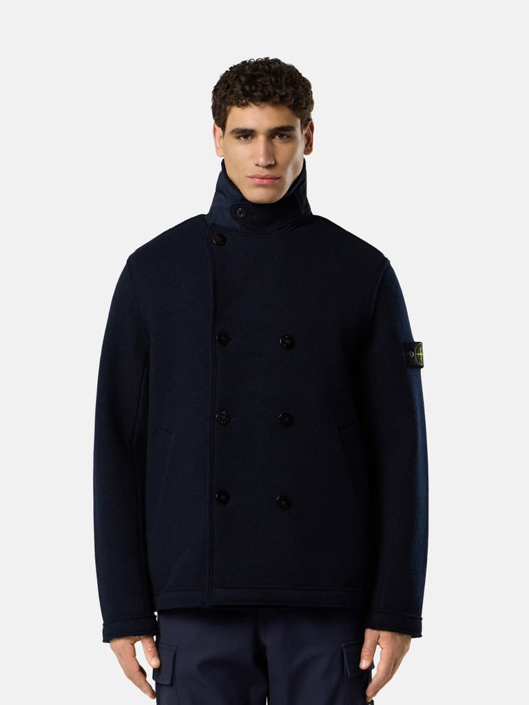Giubbotto Stone Island V0020 da Uomo 5100059 felted rws wool