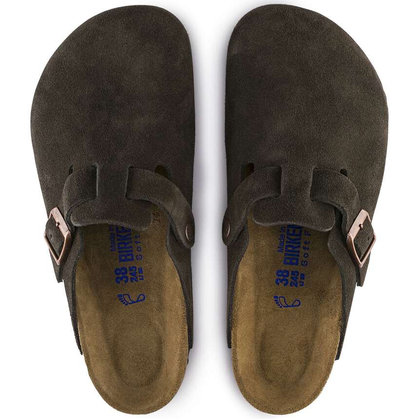 Scarpa Birkenstock mocha da Uomo 0660463 plantare morbido