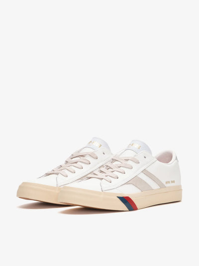 Scarpa Pro Keds White Silver da Donna rc226slw royal classic