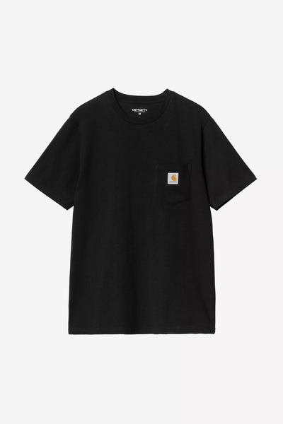T-Shirt Carhartt Wip Black da Uomo i030434 s/s pocket