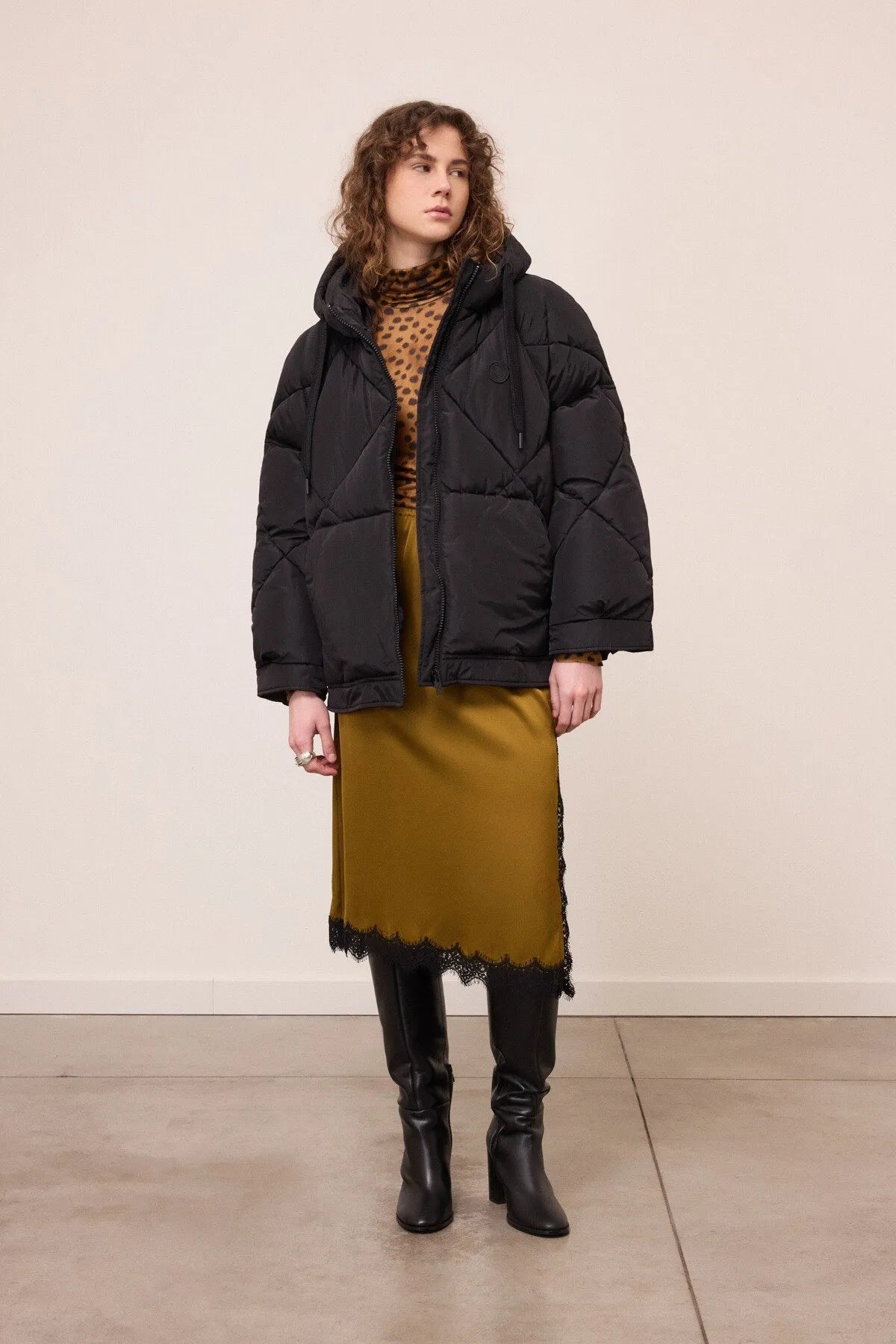 Giubbotto Ottod’Ame Nero da Donna og6225