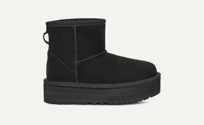 Scarpa Ugg Black da Donna classic mini platform