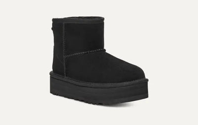 Scarpa Ugg Black da Donna classic mini platform