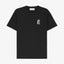 T-Shirt Etudes Black da Uomo regular ts e