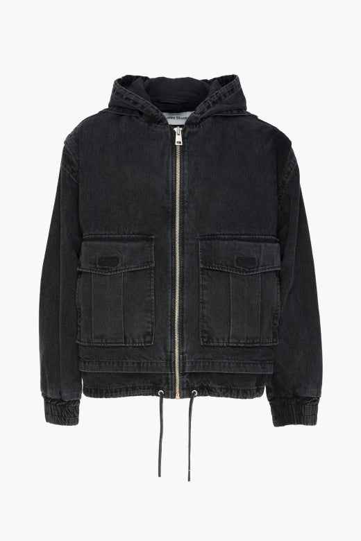 Giubbotto Etudes Black da Uomo hoodie denim