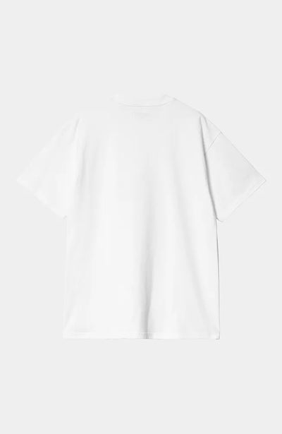 T-Shirt Carhartt Wip White Black da Uomo i034407