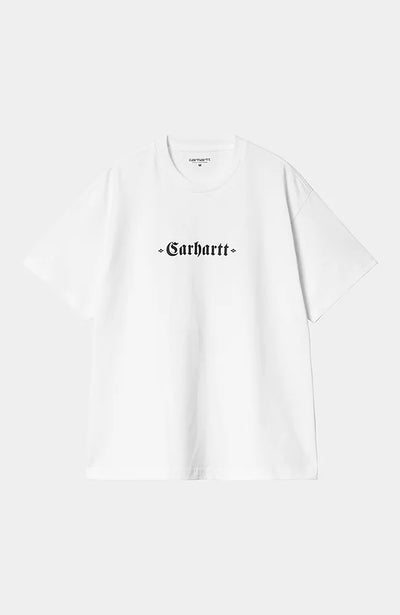 T-Shirt Carhartt Wip White Black da Uomo i034394