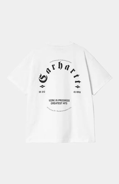 T-Shirt Carhartt Wip White Black da Uomo i034394