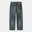 Pantalone Carhartt Wip Blue Worn Used da Uomo i034733