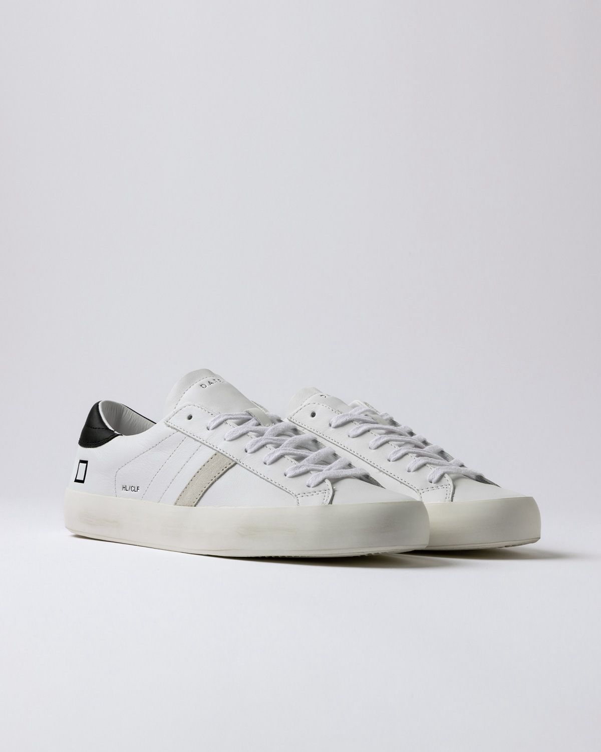 Scarpa Date White Black da Uomo hill low calf