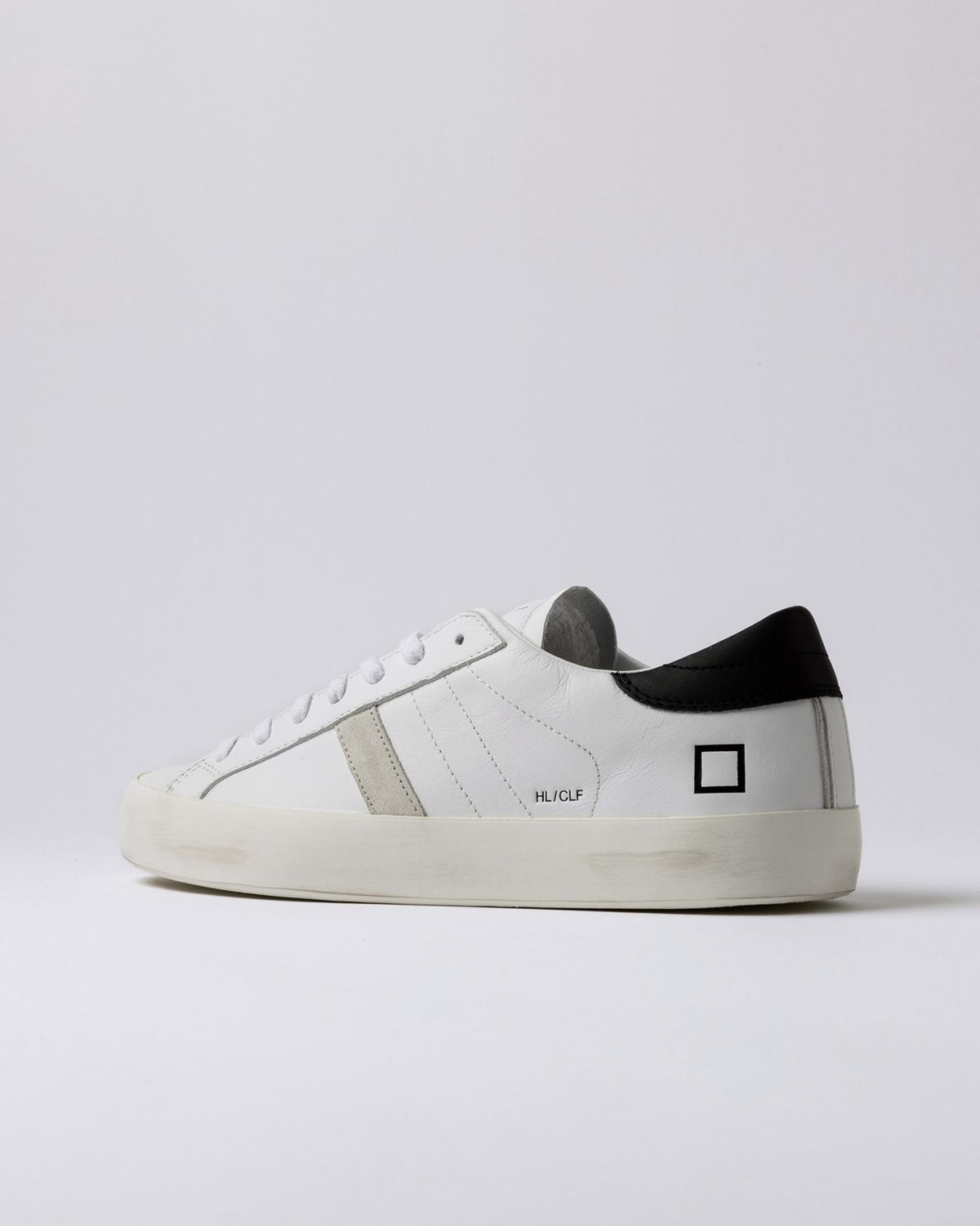 Scarpa Date White Black da Uomo hill low calf