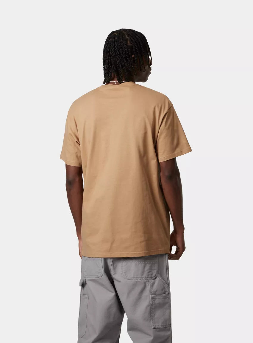 T-Shirt Carhartt Wip Dusty H Brown da Uomo i026391