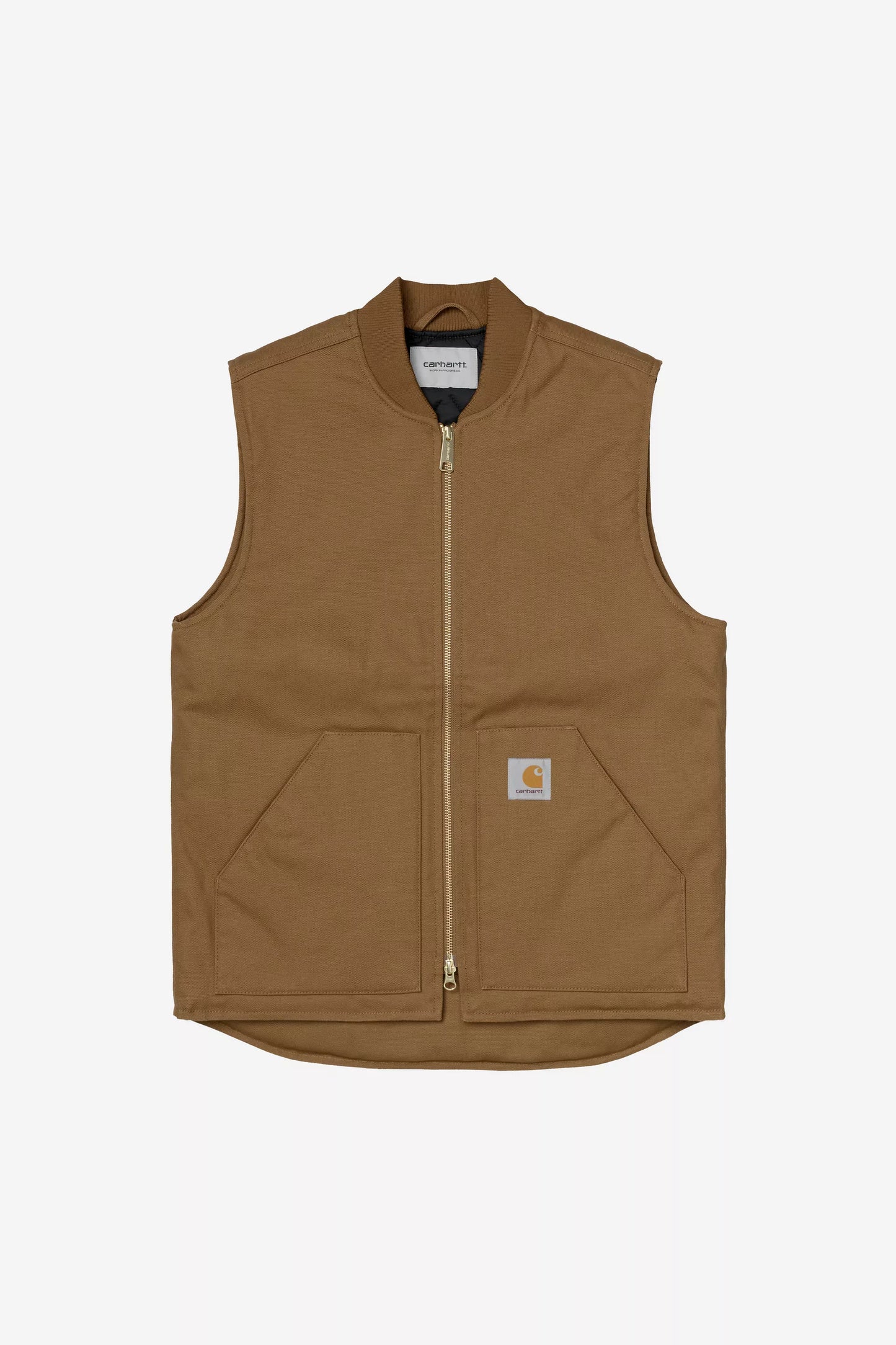 Gilet Carhartt Wip Hamilton Brown Rigid da Uomo i035695 classic vest