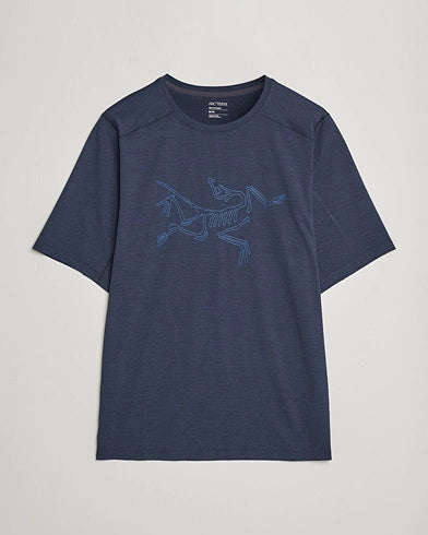 T-Shirt Arc’Teryx Black Sapphire da Uomo cormac logo ss m