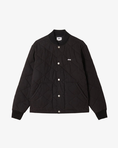 Giubbotto Obey Black da Uomo devon jacket