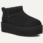 Scarpa Ugg Black da Donna classic ultra mini platform