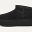 Scarpa Ugg Black da Donna classic ultra mini platform