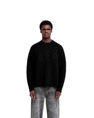 Maglia Represent Black da Uomo m3177 rep knit jumper