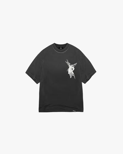 T-Shirt Represent Stained Black da Uomo m4650 archangel