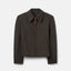 Giubbotto Sefr Dark Brown da Uomo zip jacket fw26zip