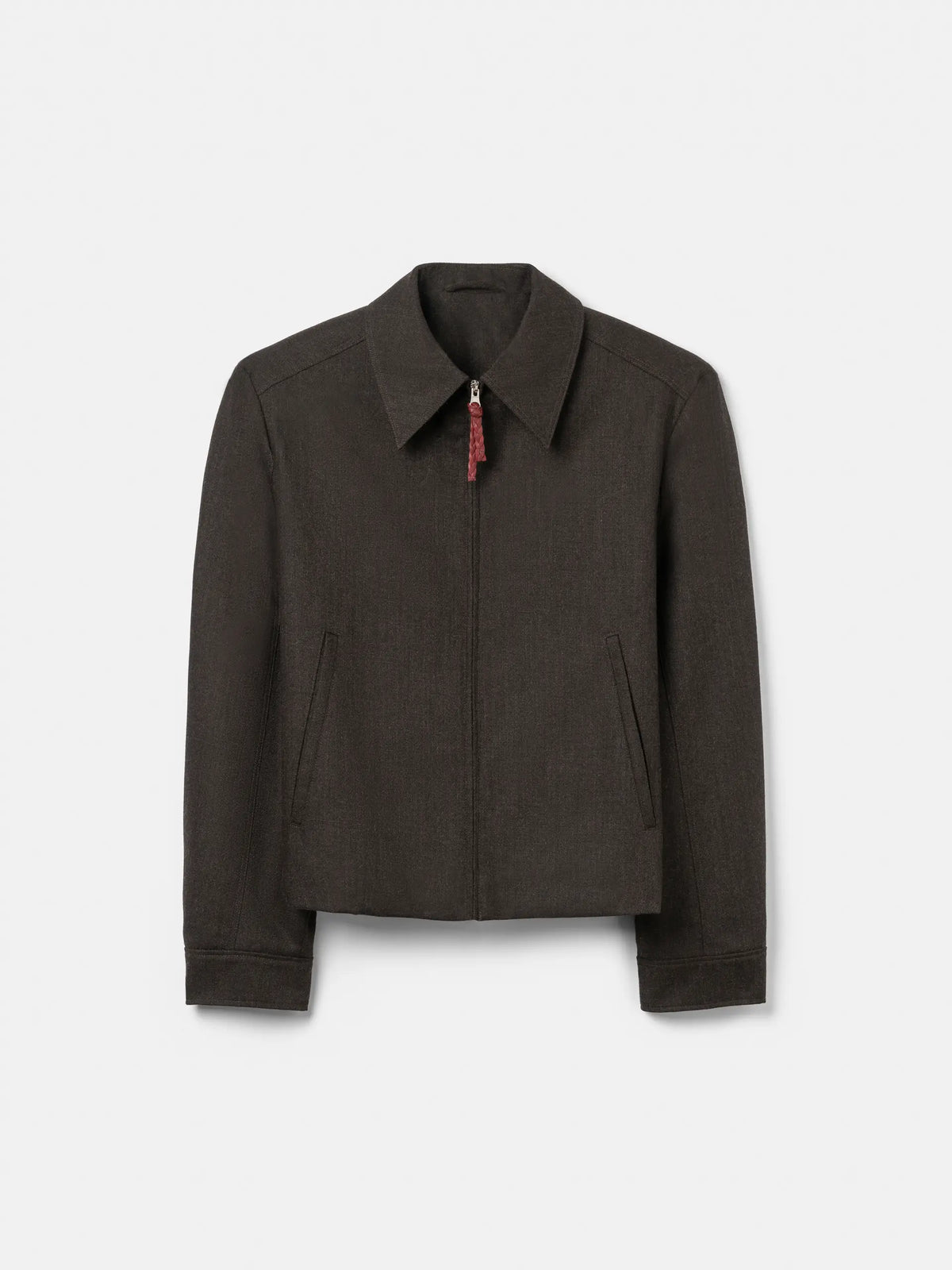 Giubbotto Sefr Dark Brown da Uomo zip jacket fw26zip