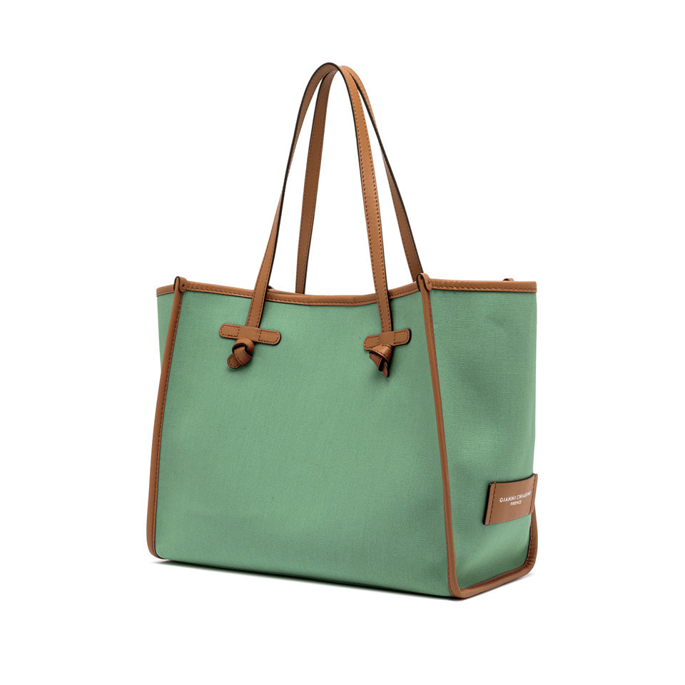 Borsa Gianni Chiarini Menta Corda Caramello da Donna bs 6850 comm cnv se