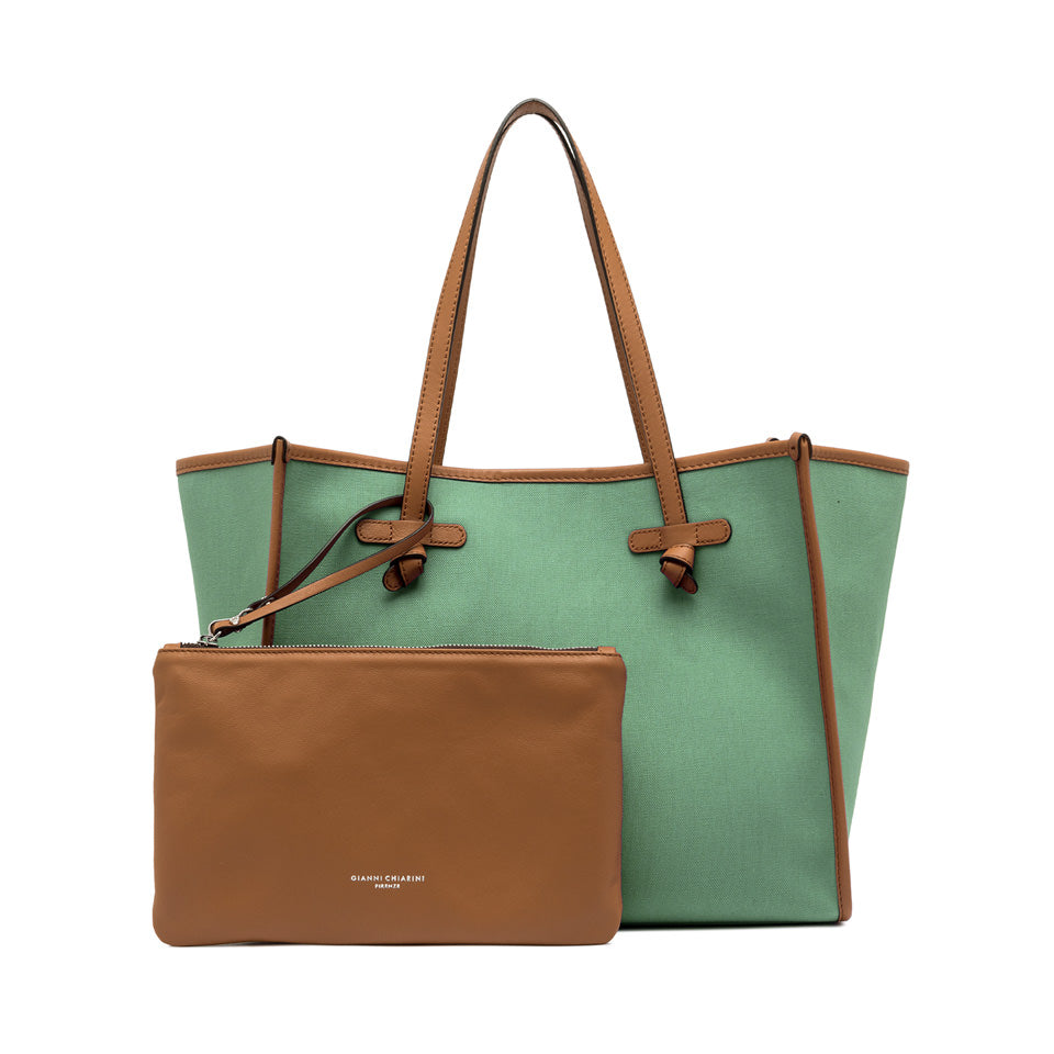 Borsa Gianni Chiarini Menta Corda Caramello da Donna bs 6850 comm cnv se