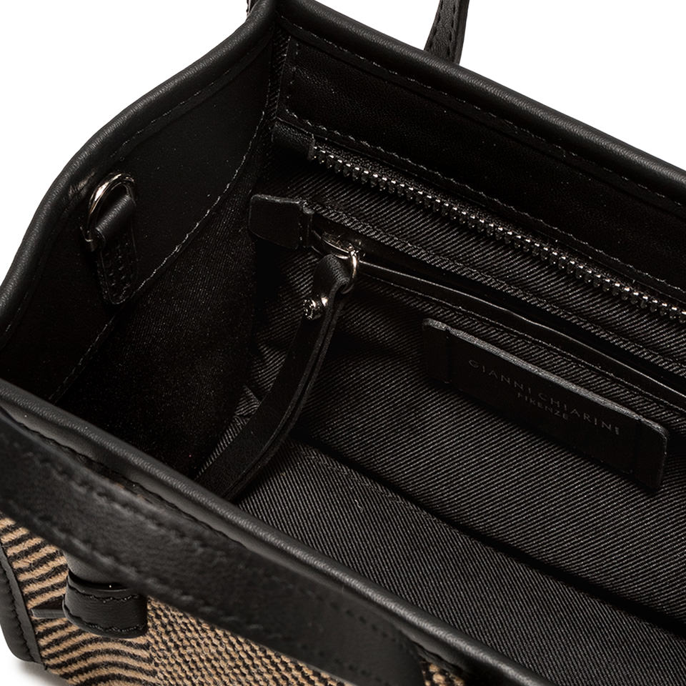 Borsa Gianni Chiarini Nero da Donna bs 8065/comm spiga