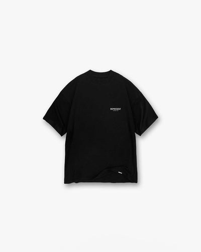 T-Shirt Represent Black da Uomo ocm409 01