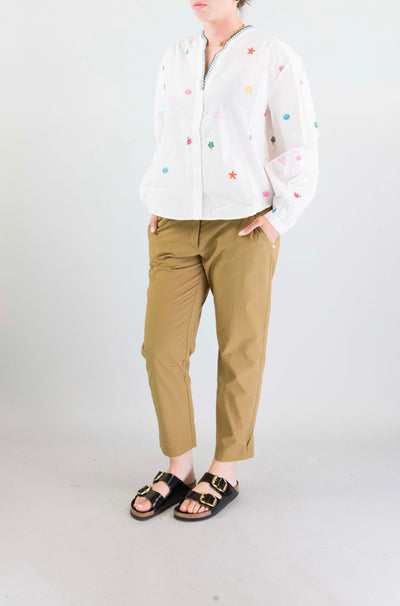 Camicia Mc2 Saint Barth Cotton Allover da Donna liona