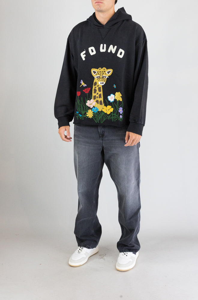 Felpa Found Black da Uomo ho01520