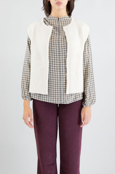 Gilet Des Petits Hauts Crema da Donna achille