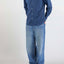 Camicia Mc2 Saint Barth Blue Navy da Uomo chemise ice cotton
