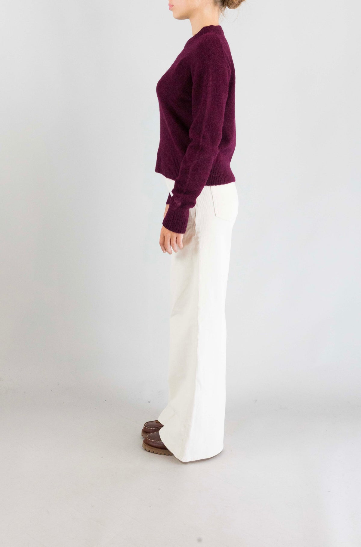 Maglia Mc2 Saint Barth Aubergine da Donna lucille soft