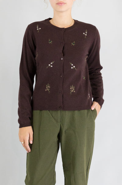 Maglia Nice Things Plum da Donna wkx045